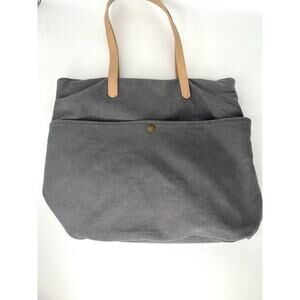 Birdling Canvas Bag Gray Shoulder Tote